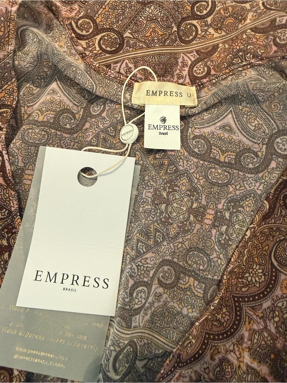 Empress Brasil Malaga Kimono India Print - Picture 6 of 10
